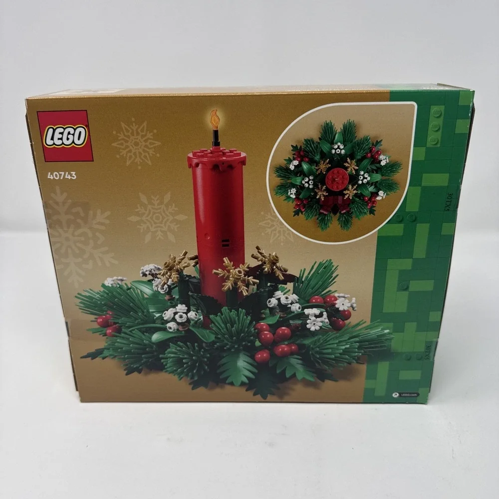 Lego 40743 Christmas Table Decoration Candle Brand New